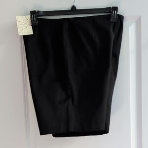 Boston Proper Black Women's Flat Front Shorts